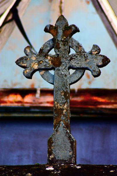 Old Convent cross Obsolrte Cross of old, abandoned convent in Portlaoise