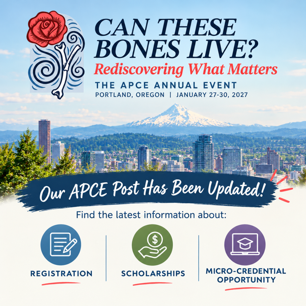 2027 APCE RESOURCES -- PDP SCHOLARSHIP, REGISTRATION HINTS, MICRO-CREDENTIAL OFFERED